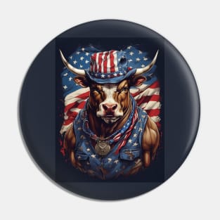 American Bull Patriot Pin