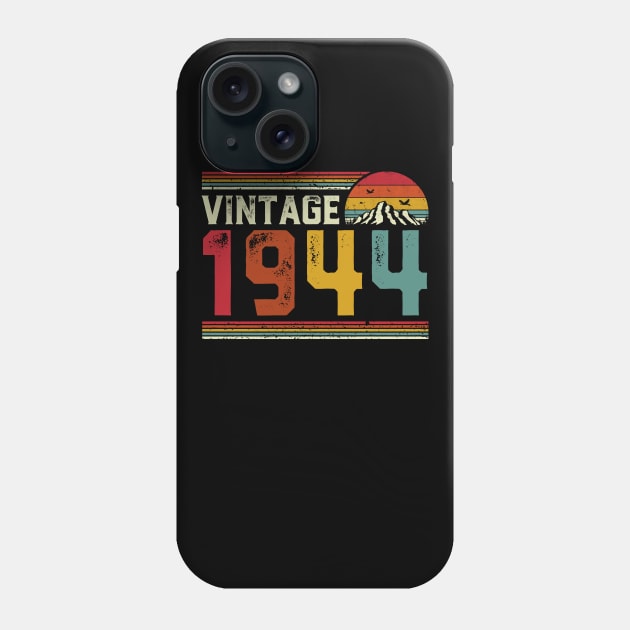 Vintage 1944 Birthday Gift Retro Style Phone Case by Foatui