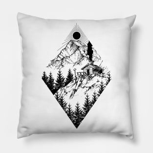 Into The Mountains Pillow