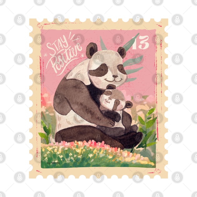 Mother Panda and Lovely Cub Moment by Natifa