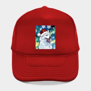 Samoyed Santa Hat
