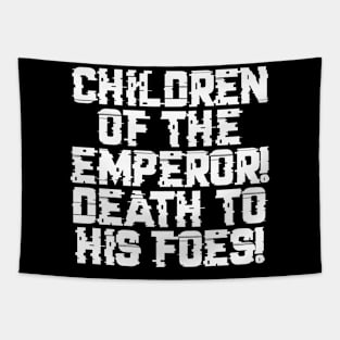 Children of the Emperor - Marines Battle Cry Tapestry