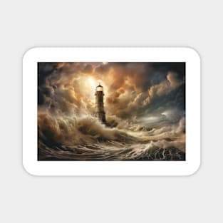 Lighthouse Seacoast Serene Landscape Magnet