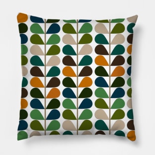 Retro 60s Mid Century Modern Pattern 2 Pillow