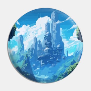 Fantasy Anime Landscape Cityscape Pin