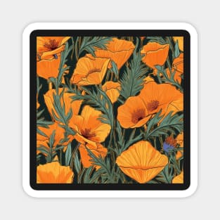 California Poppies Magnet