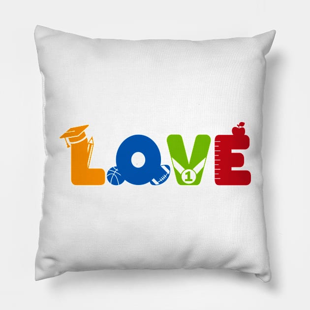 LOVE Pillow by Ombre Dreams