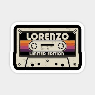 Lorenzo Name Limited Edition Magnet