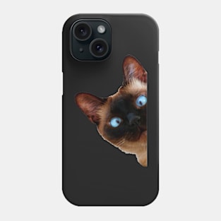 Cute Peeking Cat Phone Case