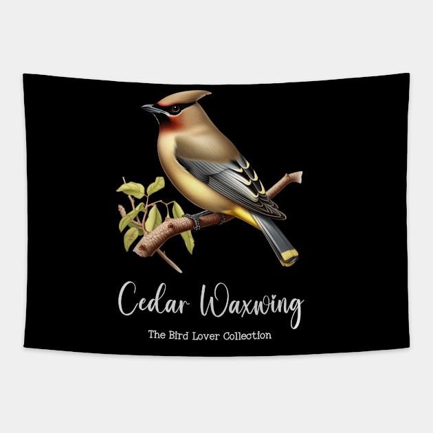 Cedar Waxwing - The Bird Lover Collection Tapestry by goodoldvintage