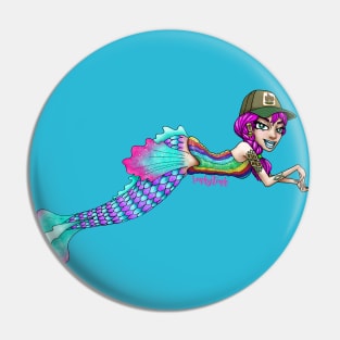 Backwoods Pride Mermaid Pin