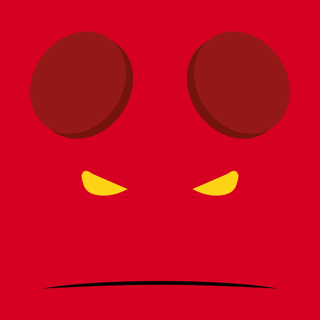 Minimalist Hellboy by PWCreate