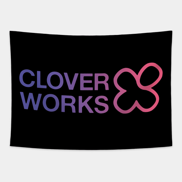 Clover Works Logo Tapestry by JamesCMarshall