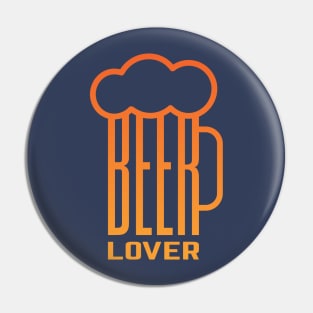 Beer Lover Mug Design Pin