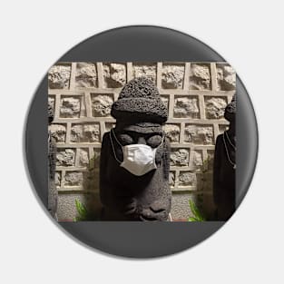 Stone statue Pin