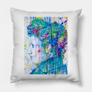 ROSA LUXEMBURG - watercolor portrait .3 Pillow