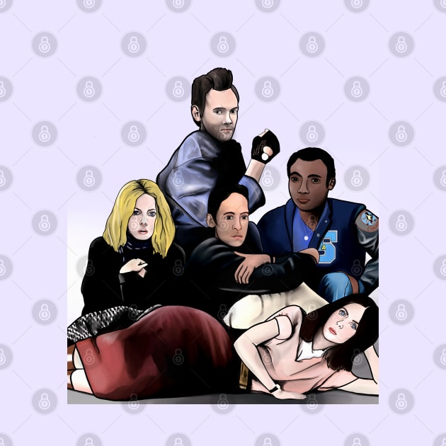 The Greendale Community College Brat Pack by Jamie Collins