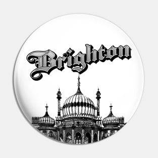 Brighton Pavilion Vintage Artwork Pin