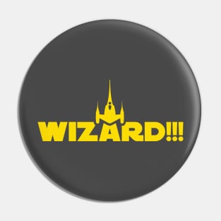 Wizard Starfighter Pin