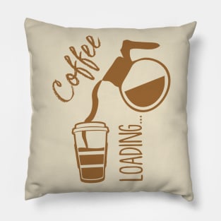 Coffee Loading Pillow