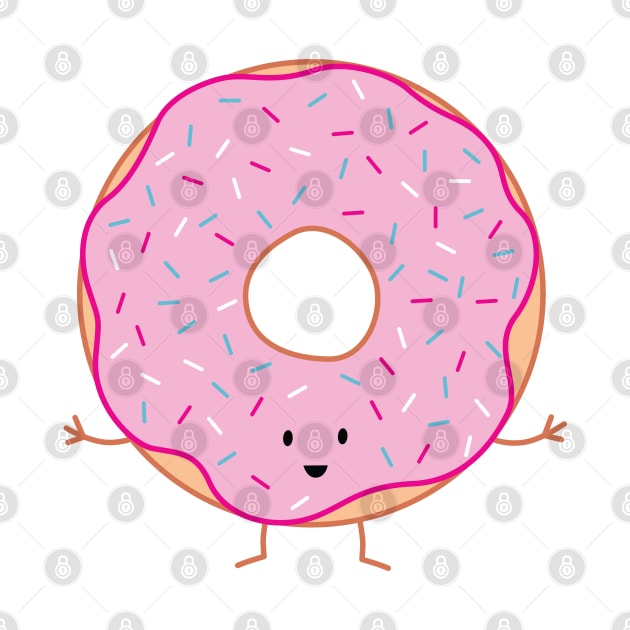 Pink Sprinkled Donut | by queenie's cards by queenie's cards