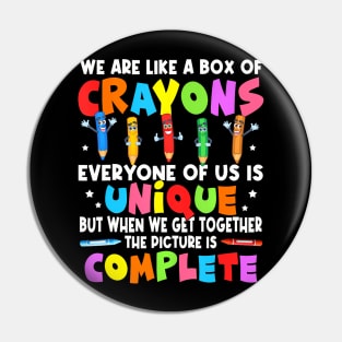 Back To School Teacher We Are Like A Box Of Crayons Pin