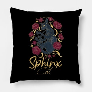 Mystic Sphynx Cat Pillow