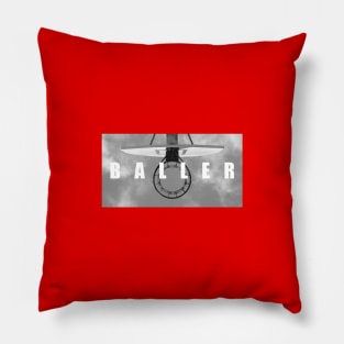 BALLER rim bnw Pillow