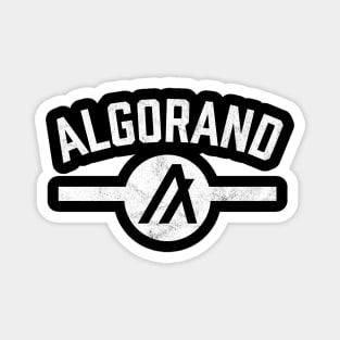 Algorand ALGO Crypto Vintage Athletic Magnet