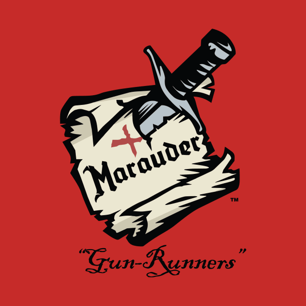 Marauder "Gun-Runners" Knife & Map Logo by Marauder "Gun-Runners" 