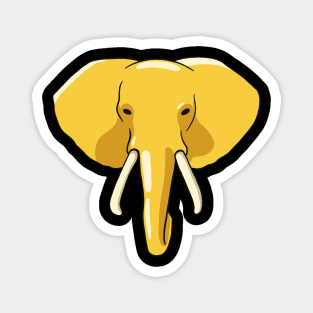 Elephant of Gold Magnet