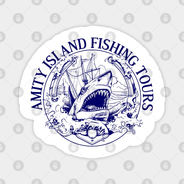 Amity Island Fishing Tours Magnet by stuff101