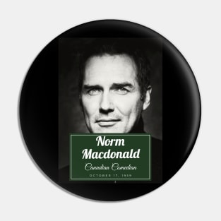 Norm Macdonald Pin