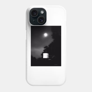 Night Lights - Black And White Phone Case