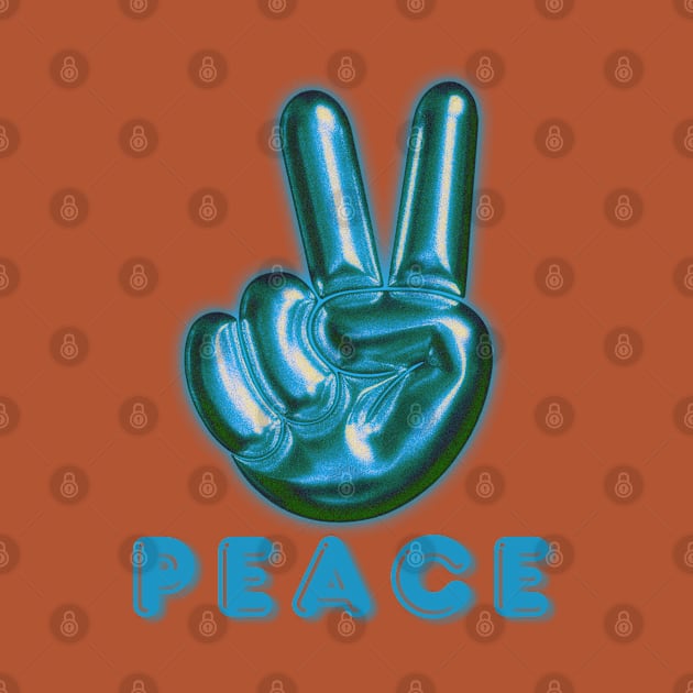 Peace - Peace Symbol - V Finger Sign by TJWDraws