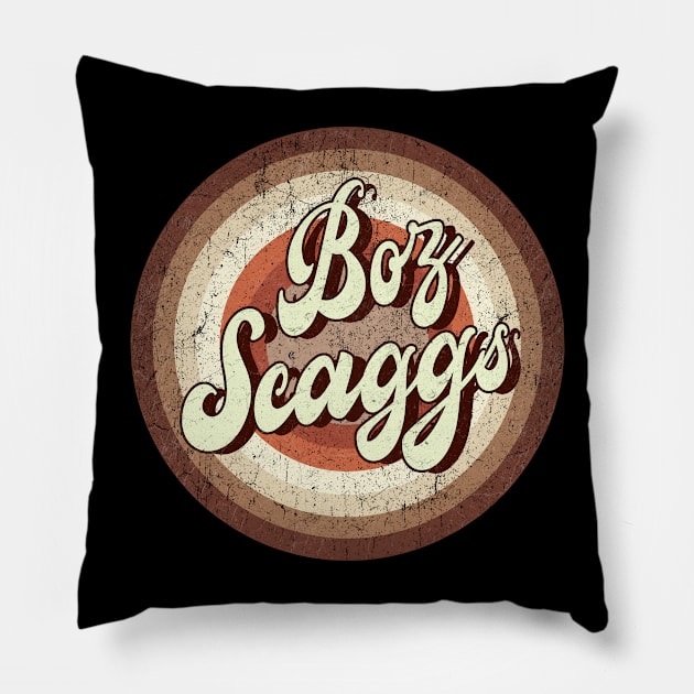 Vintage brown exclusive - boz scagg Pillow by roeonybgm
