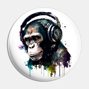 DJ Chimp Pin