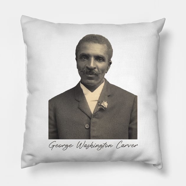 George Washington Carver Pillow by Soriagk