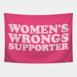 Funny Y2K Meme TShirt, WOMEN'S WRONGS Supporter 2000's Style Joke Tee, Gift Tapestry