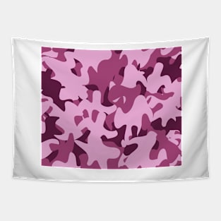 army camouflage pink Tapestry