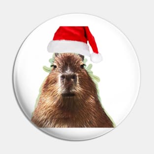 Capybara Christmas XMAS Pin