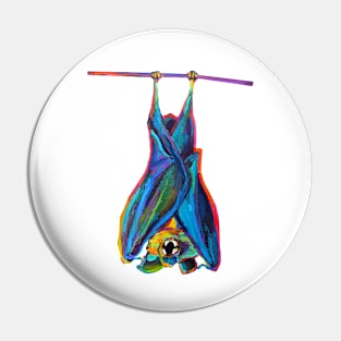 Spooky Hanging Bat Pin