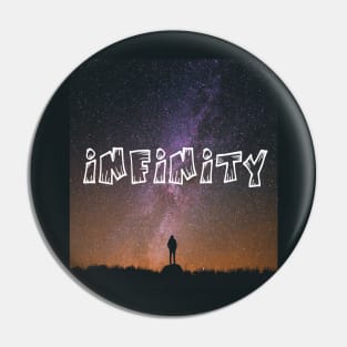 Infinity of the universe Pin