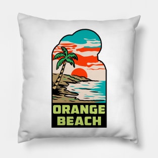 Orange Beach Alabama AL Pillow