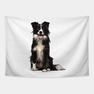 Border Collie Dog Tapestry