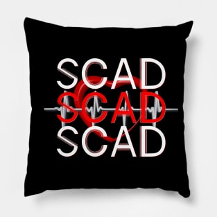 SCAD Female Heart Disease Heartbeat Pillow