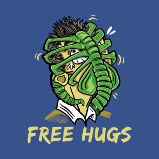 Free Hugs face hugger T-Shirt