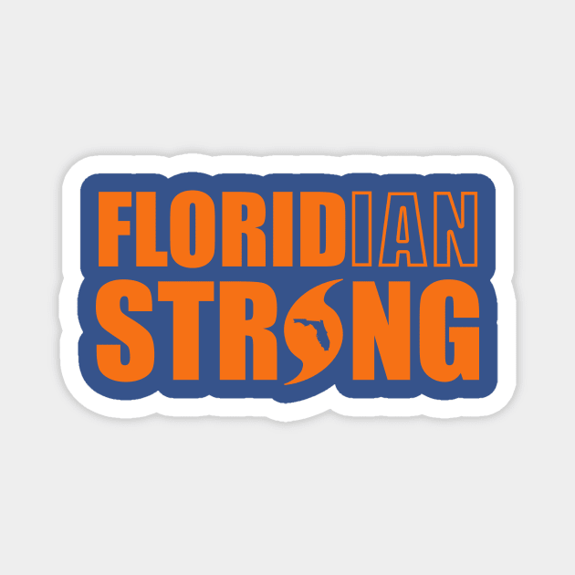 Floridian Strong - Orange Magnet by ThisIsFloriduhMan