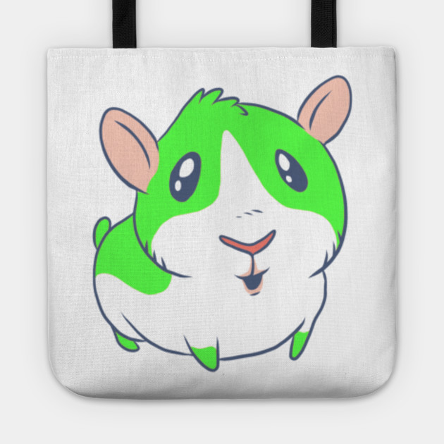 Cute Kawaii Cartoon Green Guinea Pig Animal Lover Design