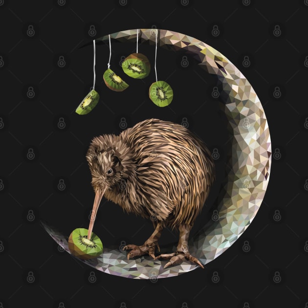 North Island brown kiwi by Renasingsasong